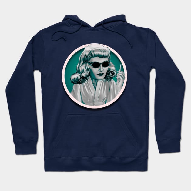 Double Indemnity - Barbara Stanwyck Hoodie by Zbornak Designs